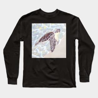 Turtle Awesome Beach Long Sleeve T-Shirt